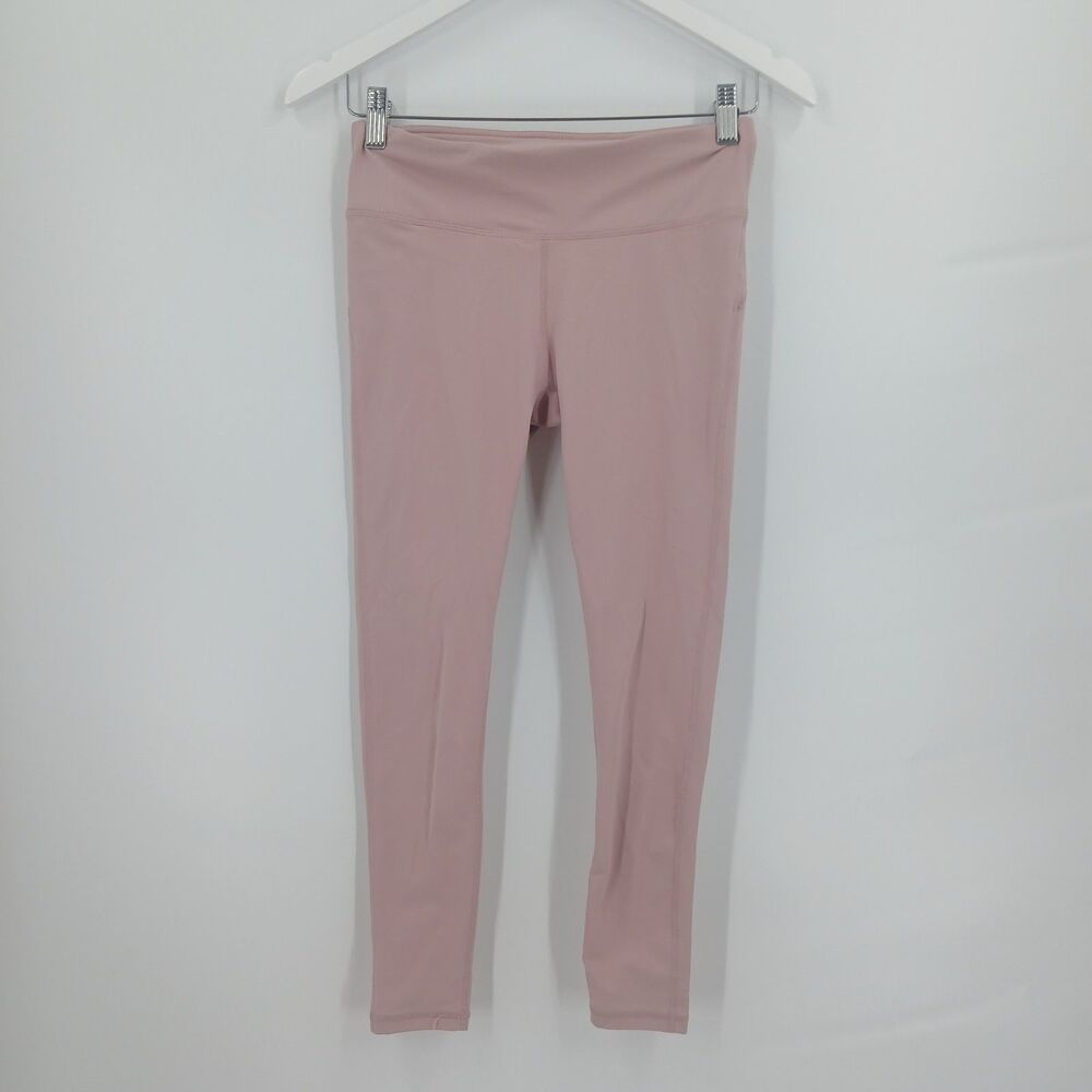 womens Fabletics light Pink High Rise Athletic Leggings Women's Size XS